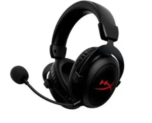 Headset Gamer Sem Fio Hyperx Cloud Ii Core, Drivers 53mm, 2.4ghz, Compatvel Com Pc, Preto - 6y2g8aa